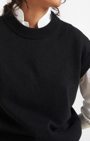 Boomerang - LUN BOOMWOOL VEST - Antracite