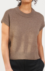 Boomerang - LUN BOOMWOOL VEST - Taupe