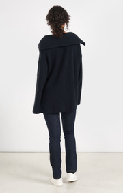 Boomerang - LUNIX BOOMWOOL HALF ZIP RIB POLO - Night sky