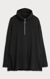 LUNIX BOOMWOOL HALF ZIP RIB POLO