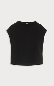 Boomerang - FREJA INTERLOCK TOP - Black