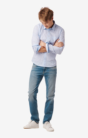 ALL OVER PRINT POPLIN TAILORED FIT