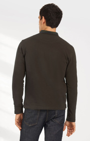 Boomerang - FABIAN L.S. PIQUE T-SHIRT - Bio green