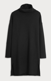 Boomerang - LUNEX BOOMWOOL POLO DRESS - Antracite