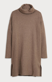 Boomerang - LUNEX BOOMWOOL POLO DRESS - Taupe