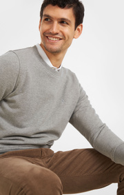 Boomerang - FREDRIK SWEDSHIRT - Lt grey melange