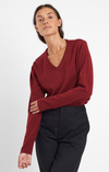BEATA V-NECK MERINO SWEATER