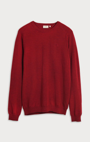 Boomerang - DAN MERINO SWEATER - Deep red