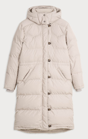 Boomerang - Alexandra Long Down Jacket - Dark putty