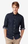 LINEN DOT SHIRT TAILORED FIT