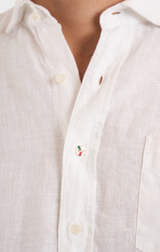 Boomerang - Linus Linneskjorta Tailored - White