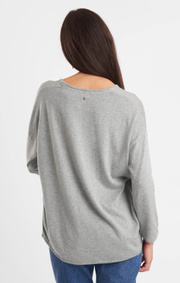 Boomerang - Tjörn Tröja - Grey melange