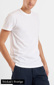 Boomerang - John T-shirt Stickad i Sverige - White