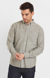 Edvin Randig Skjorta Tailored