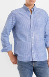 Edvin Randig Skjorta Tailored