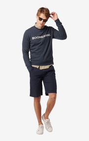 Boomerang - Philip crew neck sweater - Night sky