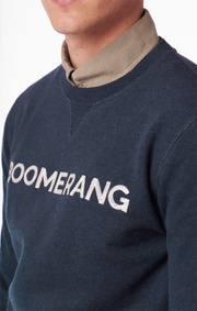 Boomerang - PHILIP CREW NECK SWEATER - Night sky
