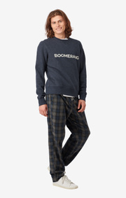 Boomerang - PHILIP CREW NECK SWEATER - Night sky