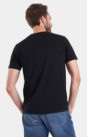 Boomerang - Nämdö T-shirt Stickad i Sverige - Black