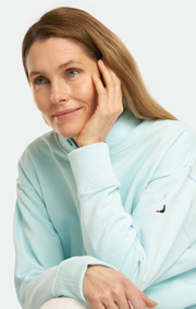 Boomerang - Singö Sweatshirt Stickad i Sverige - Aqua