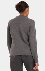 Boomerang - Resarö Kashmirtröja - Grey melange