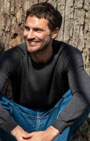Boomerang - Adelsö Merino Pullover - Grey melange