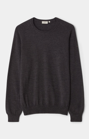 Boomerang - Adelsö Merino Pullover - Grey melange