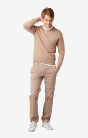 MAX O-NECK SWEATER Beige