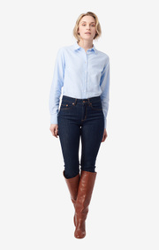 Boomerang - LILLY SOLID ORGANIC OXFORD SHIRT - Pale blue