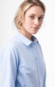 Boomerang - LILLY SOLID ORGANIC OXFORD SHIRT - Pale blue