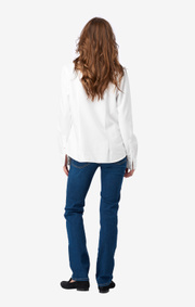 LILLY SOLID ORGANIC OXFORD SHIRT