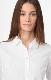 Boomerang - LILLY SOLID ORGANIC OXFORD SHIRT - White