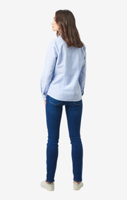 Lilly solid organic oxford shirt
