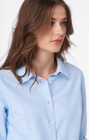 Lilly solid organic oxford shirt