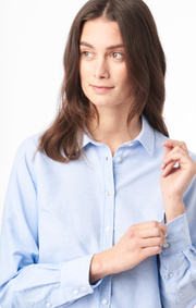 Lilly solid organic oxford shirt