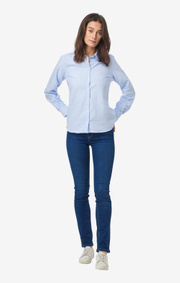 Lilly solid organic oxford shirt