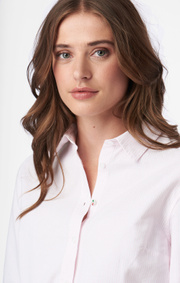 LILLY STRIPED ORGANIC OXFORD SHIRT