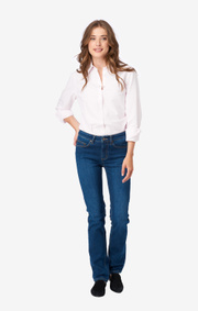 LILLY STRIPED ORGANIC OXFORD SHIRT