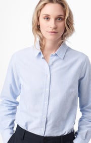 Boomerang - Lilly striped oxford shirt - Ice blue