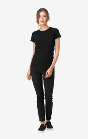 Boomerang - JEANETTE ORGANIC COTTON BASIC T - Black