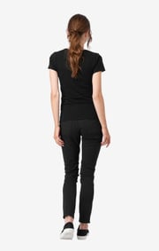 Boomerang - JEANETTE ORGANIC COTTON BASIC T - Black