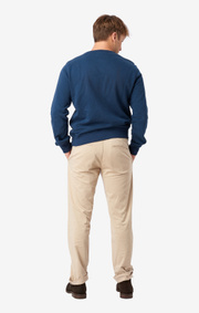 Boomerang - STEVE COTTON SATIN CHINO - Lt beige