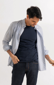 Boomerang - New oxford tailored fit - Ice blue