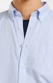Boomerang - NEW OXFORD SOLID TAILORED FIT BD - Ice blue