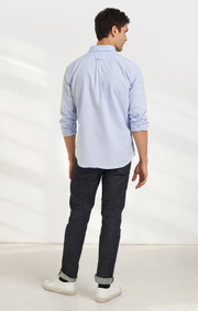 Boomerang - NEW OXFORD SOLID TAILORED FIT BD - Ice blue