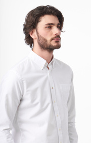 Boomerang - NEW OXFORD SOLID TAILORED FIT BD - White