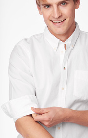 Boomerang - NEW OXFORD SOLID TAILORED FIT BD - White