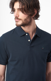 Boomerang - Joe polo piqué - Blackish navy