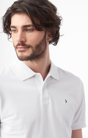 Boomerang - Joe polo piqué - White