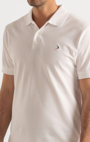 Boomerang - Joe polo piqué - White